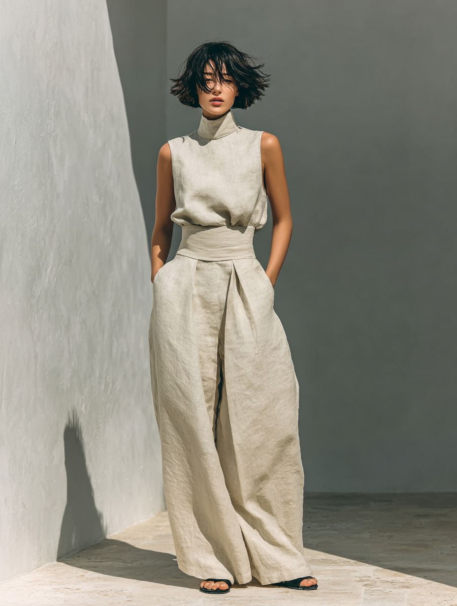 Set Blusa e Pantaloni Larga
