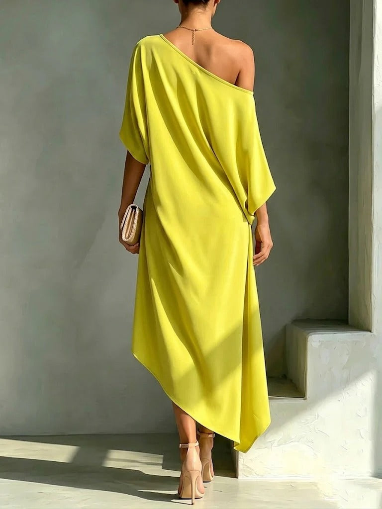 Camila - Vestido asimétrico elegante