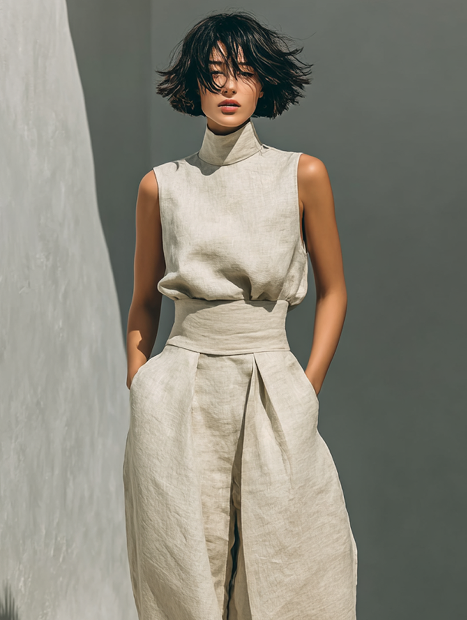 Set Blusa e Pantaloni Larga