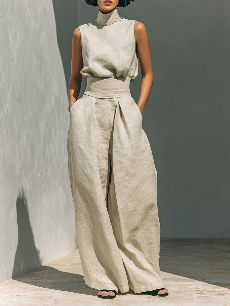 Set Blusa e Pantaloni Larga