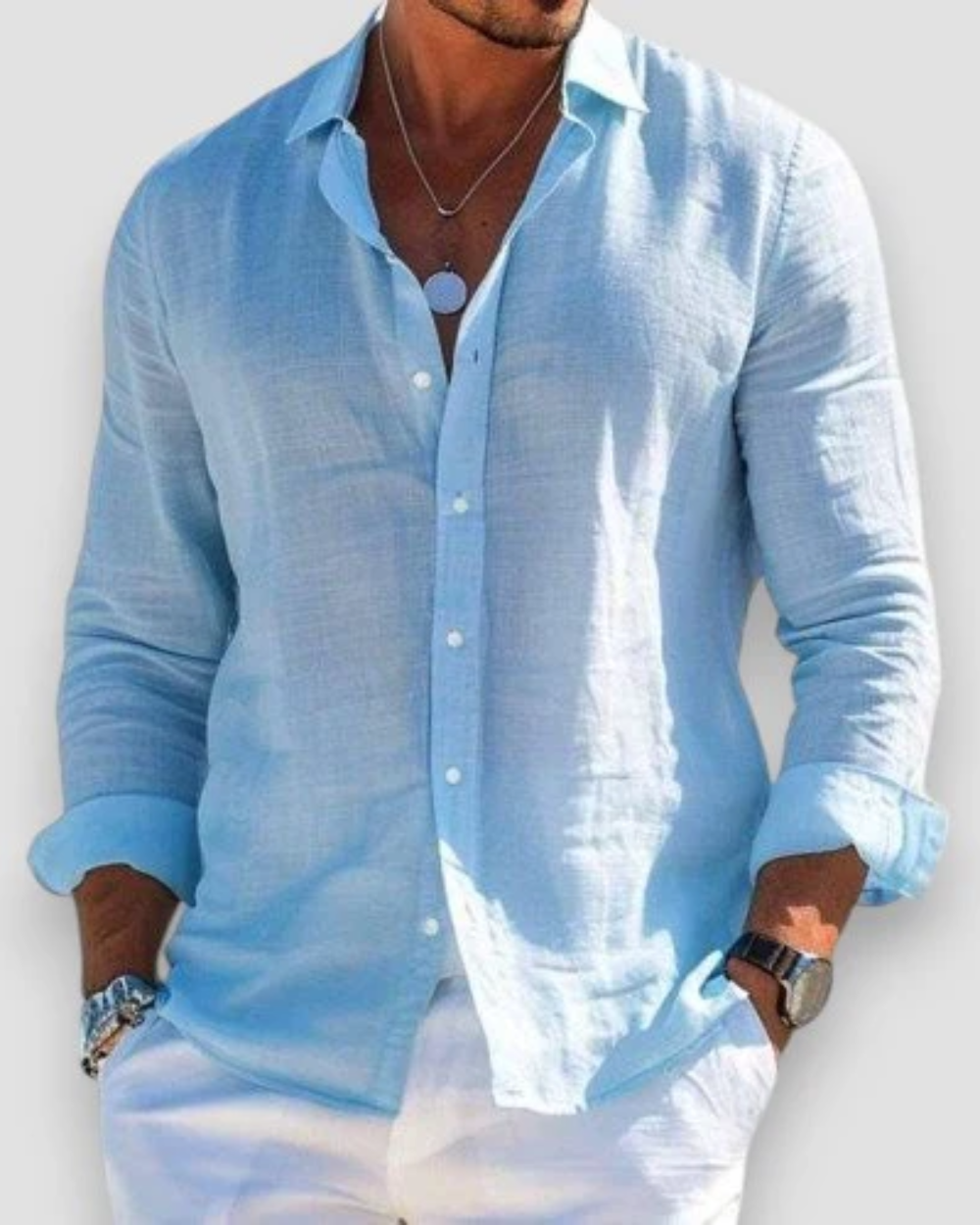 Roberto - Camisa casual para hombre