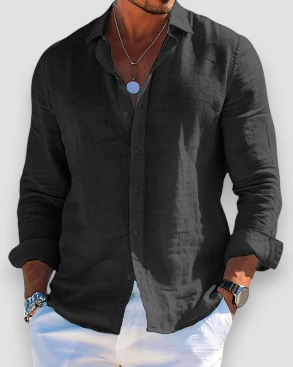 Roberto - Camisa casual para hombre