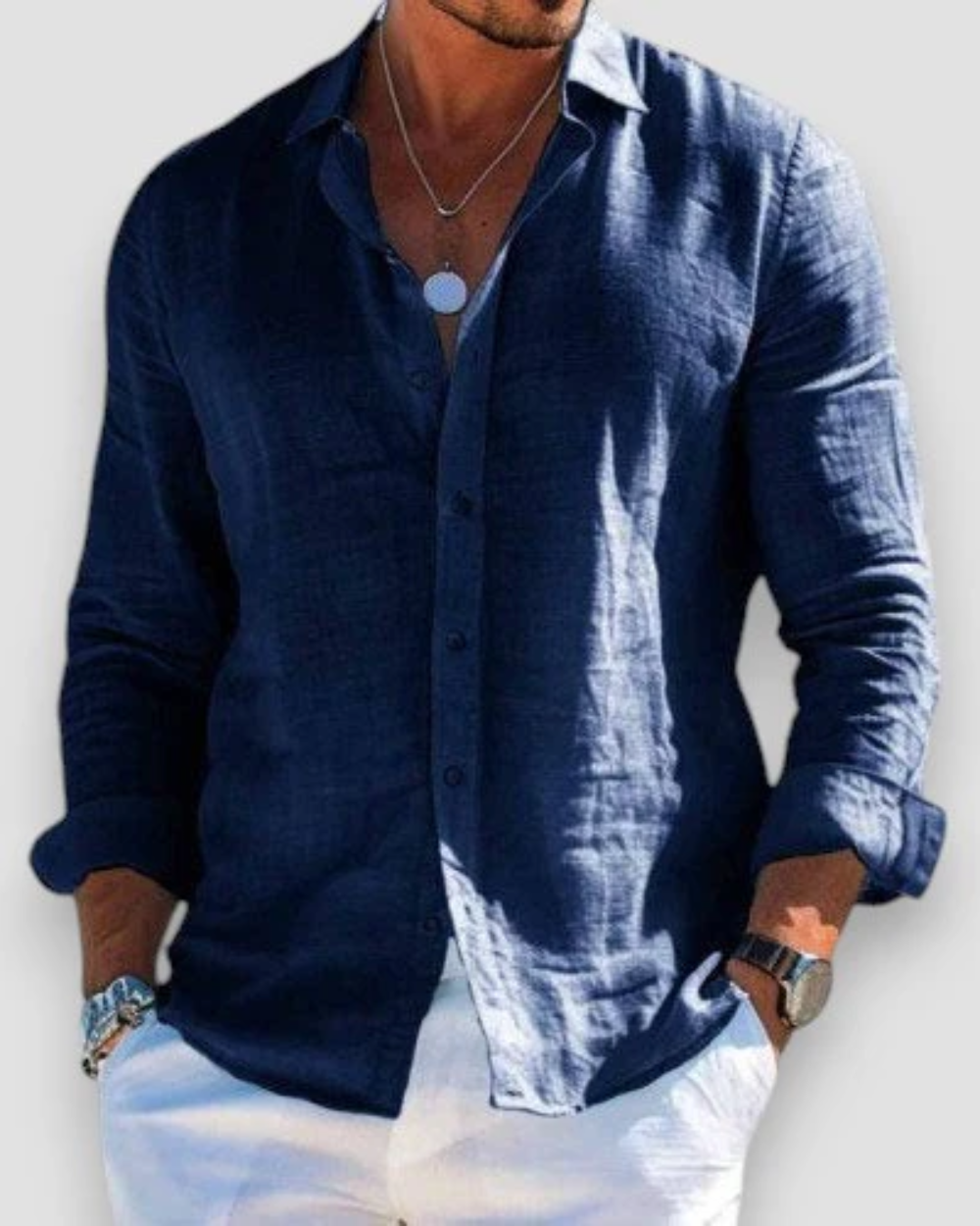 Roberto - Camisa casual para hombre