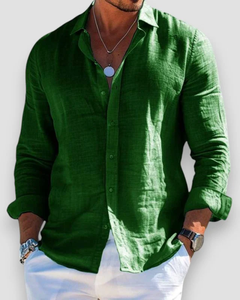 Roberto - Camisa casual para hombre