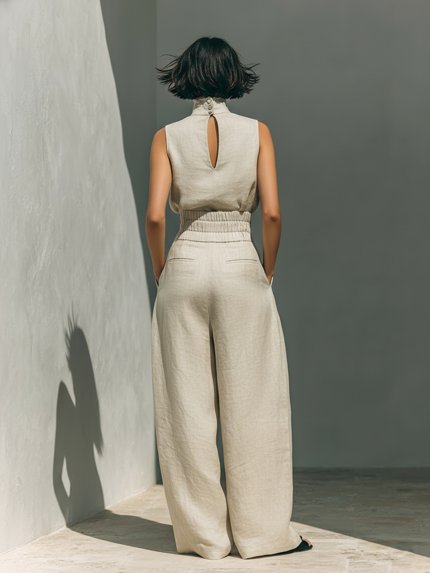 Set Blusa e Pantaloni Larga