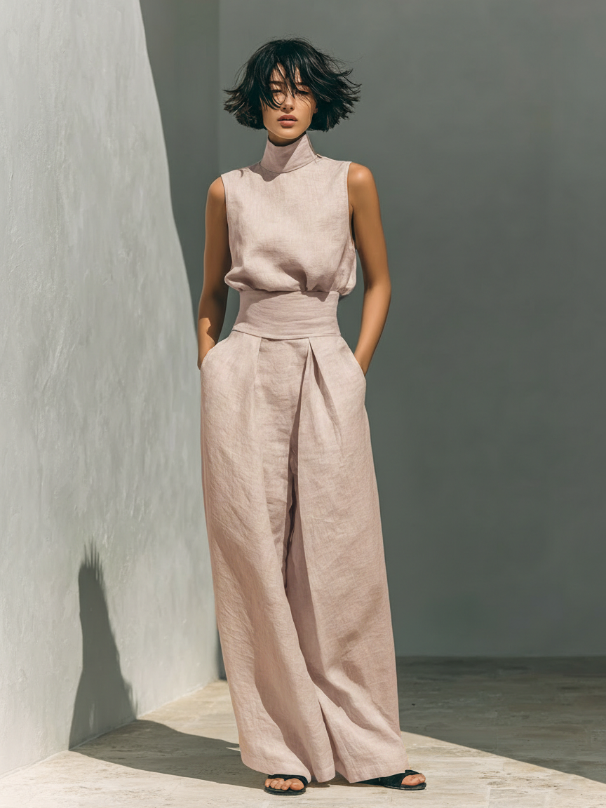 Set Blusa e Pantaloni Larga