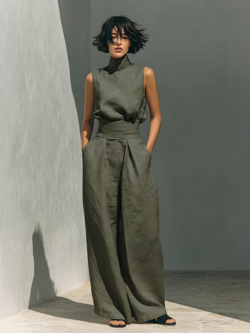 Set Blusa e Pantaloni Larga