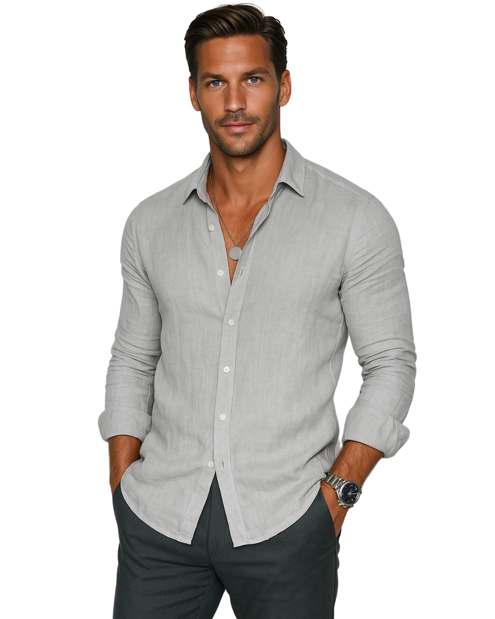 Roberto - Camisa casual para hombre